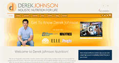 Desktop Screenshot of derekjohnsonnutrition.com