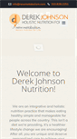 Mobile Screenshot of derekjohnsonnutrition.com